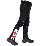 DRC Outdoor Softshell Motorcu Pantolonu – Kışlık Su Rüzgar Geçirmez Reflektörlü (Yeni Yasaya Uygun) - XL