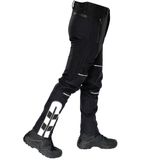 DRC Outdoor Softshell Motorcu Pantolonu Siyah – Kışlık Su Rüzgar Geçirmez Reflektörlü (Yeni Yasaya Uygun) - 2XL