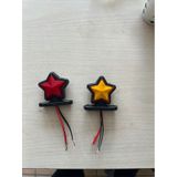 Drd Mini Yıldız Takoz Lamba Kırmızı - Sarı İkili Set