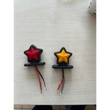 Drd Otomotiv Drd Mini Yıldız Takoz Lamba Kırmızı - Sarı Ikili Set - Sarı - Kırmızı