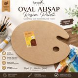 Dream Art Galery Dreamart Galery Resim Paleti, Ahşap Palet, Yağlıboya, Akrilikboya Guaj Boya Kullanımına Uygun