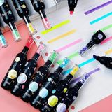 Dream Butik Galaksi Fosforlu Mini Şişe Kalem Seti