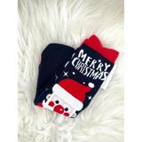 Dream Butik Yılbaşı Temalı Merry Christmas Noel Baba Çorap - 36 - 42 - Çok Renkli