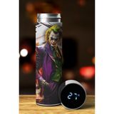 DREAM COLLECTION Joker Özel Tasarım Sıcaklık Göstergeli Dijital Led Baskılı Paslanmaz Çelik Termos 450 Ml