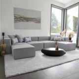 Dream Garden Angelo 6 Modül Açık Gri Modüler Köşe Koltuk Takımı