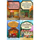 Dream Harbor Series 4-Book Set (Book 1 to 4) - The Pumpkin Spice Café, The Cinnamon Bun Book Store, The Christmas Tree Farm, The Strawberry Patch Pancake House