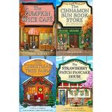 Dream Harbor Series 4 Books Collection Set (The Pumpkin Spice Café, The Cinnamon Bun Bookstore, The Christmas Tree Farm, and The Strawberry Patch Pancake House) Paperback