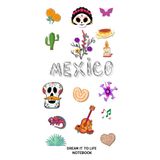 Dream It To Life: Summerween Notebook – 4.33 x 8.26 in, 127 Blank, Numbered, Cream Pages, With Day Of The Dead Art On Glossy Cover – Excellent For A ... Notes, Great Summerween & Halloween Gift