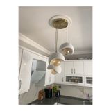 DREAM MODE Beton Görünümlü Modern Şık İskandinav Tarz 3 Başlıklı Avize (25cm) (AMPUL DAHİL DEĞİLDİR) NESTVİBE