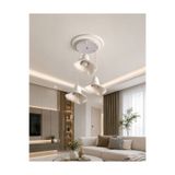 DREAM MODE Su Zambağı Taş Dokulu Modern İskandinav Tarz 3lü Sarkıt Oturma Odası - Salon Avize