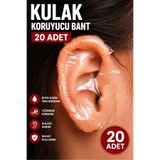 Dream Plus 20 Adet Bebek Çocuk ve Yetişkin Kulak İçin Su Geçirmez Bant Duş Kuaför Havuz Yüzme Kulak Koruyucu