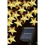 Dream Plus Güneş Enerjili Solar Yıldızlı 8 Fonksiyonlu 7 Metre 30 Yıldız Günışığı LED Su Geçirmez - Sarı - Gün Işığı