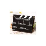 Dream Plus Sinema Klaket Tasarımlı Siyah 20 Yapraklı Fotoğraf Albümü Anı Defteri Yapıştırıcı Hediyeli