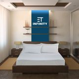 Dream Time %100 Pamuklu Penye Lastikli Çarşaf | Tek Kişilik - Çift Kişilik - Battal Boy | Organik Jersey Kumaş - Beyaz - 90x190