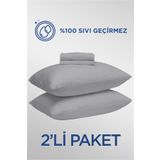 Dream Time 2 Adet Micro Sıvı Geçirmez Yastık Alezi | Su Geçirmez Yastık Koruyucu 2'li Set
