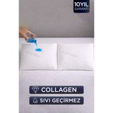 Dream Time Collagen Luxury Sıvı Geçirmez Yastık Alezi 2 Adet | 50x70cm Anti-Bakteriyel Collagen Yastık Alezi