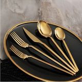 Dream Titanyum Çay Kaşığı 6 Adet (Parlak Gold)