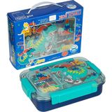 Dream Vest Bento 710ML Lunchbox Sevimli Dostlar Tek Katlı 3 Bölmeli Paslanmaz Çelik Sefer Tası Yemek Kutusu - Lacivert
