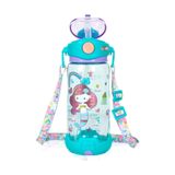 Dream Vest Deniz Kızı Şeffaf Matara, 650 ml, Çocuk Okul Suluk