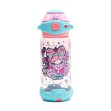 Dream Vest Kız Şeffaf Matara, 650 ml, Pembe, Çocuk Okul Suluk