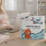 Dreamart Galery, Kişiye Özel Isimli Bebek Defteri,Bebek Günlüğü ,Anı Ve Fotoğraf Albümü - Ilk Yılımn
