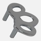 Dreamax Dz298 32 mm Metal Kulp Krom