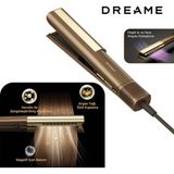Dreame Aero Straight Altın Premium Şarjlı Saç Düzleştirici, Kablosuz Kullanım, Mini Kompakt Gövde, Çanta Dostu Tasarım, Hızlı Isınma Sistemi, Usb-C Şarj, Otomatik Kapanma