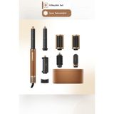 Dreame Airstyle Pro Gold Multi Styler Iyonik Saç Şekillendirici 6 Başlıklı Bukle Maşası Düzleştirici Fırçalı Hediyelik Kutulu Set