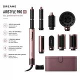 Dreame Airstyle Pro Hı Pembe Yüksek Kaliteli Saç Şekillendirme Seti, 3 Kademeli Isı, Dalga Aparatı