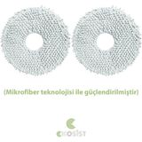 Dreame Bot L10S Pro Robot Süpürge İçin Uyumlu 2li Mop Bezi Paspas Mikrofiber Teknolojisi ile Güçlendirilmiştir