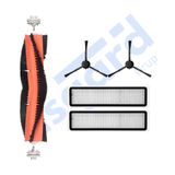 Dreame D10S, D10S PRO, D9 MAX GEN2 Uyumlu 1 Ana Fırça 2 Yan Fırça 2 Filtre