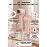 Dreame Gleam Saç Kurutma Makinesi Negatif Iyonlu Hızlı Kurutma Hafif Tasarım Pürüzsüz Saçlar - Pembe