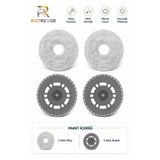 Dreame L20 Ultra Robot Süpürge Mop Paspas Braket Seti 4 Parça | Dreame L20 Ultra / L10S Pro Ultra HEAT / L10S Ultra Gen 2 Modelleriyle Uyumlu 4 Parça Set | 2 Mop Paspas / 2 Braket