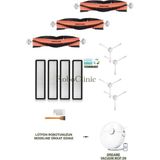 Dreame Vacuum Mop D9 Yedek Ana Fırça, Yan Fırça, Hepa Filtre - 13 Parça