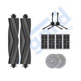 DREAME X30PRO-L10S PRO ULTRA-X30 ULTRA UYUMLU 2 Ana Fırça 2 Yan Fırça 4 Filtre 2 Mop