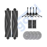 DREAME X30PRO-L10S PRO ULTRA-X30 ULTRA UYUMLU 2 Ana Fırça 2 Yan Fırça 4 Filtre 4 Mop
