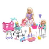 Dreameez Bebek Bakıcısı Oyun Seti Kız Çocuklar İçin 3 - 6 Yaş Eğlenceli Aksesuarlarla