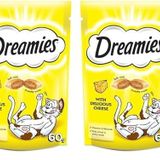 Dreamies Kedi Ödül Maması, Peynirli, 60 gr 2li paket