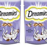 Dreamies Kedi Ördekli Ödül Maması 60 gr 2li paket
