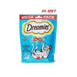 Dreamies Mega Somonlu Kedi Ödül Maması 180 Gr*48 Adet