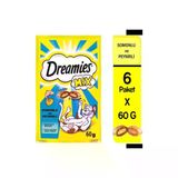 Dreamies Mix Somonlu ve Peynirli 6x60 gr Kedi Ödülü Maması