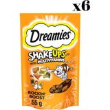 Dreamies Shakeups Tavuklu Ve Ördekli Kedi Ödül Bisküvisi 55Gr X 6 Adet