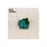 DREAMIOGIFTANDBOX Bulbasaur Metal Pin Rozet Pokemon Figürlü Yeşil Çanta Ceket Yaka Aksesuarı Hediye
