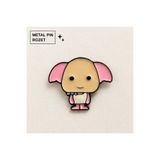 DREAMIOGIFTANDBOX Dobby Metal Pin Rozet Harry Potter Ev Cini Figürlü Sevimli Çanta Ceket Yaka Aksesuarı