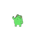 DREAMIOGIFTANDBOX Yeşil Kurbağa Metal Pin Rozet Sevimli Frog Figürlü Çanta Ceket Yaka Aksesuarı