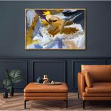 Dreamland Yağlı Boya Dokulu Tablo 100X150 Gold Çerçeveli