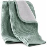 Dreamline OEKO-TEX Sertifikalı %100 Pamuk Waffle Bebek Battaniyesi, Hipoalerjenik 0-4 Yaş Uygun Petek Dokulu Özyapı, Mint Yeşil, 75x100 cm - 75 x 100 cm - Açık Yeşil