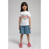 Dreams Kız Çocuk T-Shirt Beyaz - 4