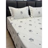 Dreams Nakışlı Pike Takımı 260/260 cm - Açık Bej