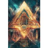 Dreams of Ascension – Pyramid of the Infinite Sketchbook: Beyond the veil of time, ancient knowledge glows in golden ascent. This Sketchbook invites ... (Heritage and Legacy Collection)